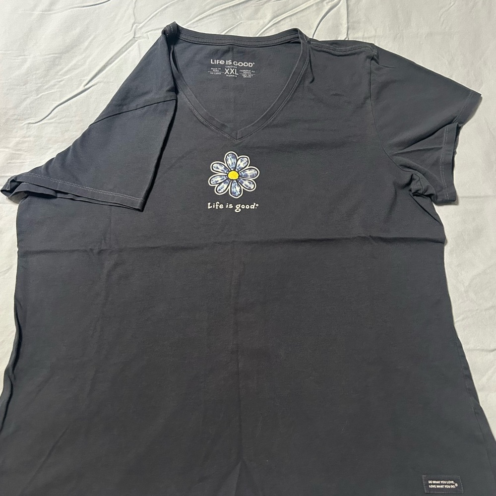 Life Is Good Charcoal Crusher Tee